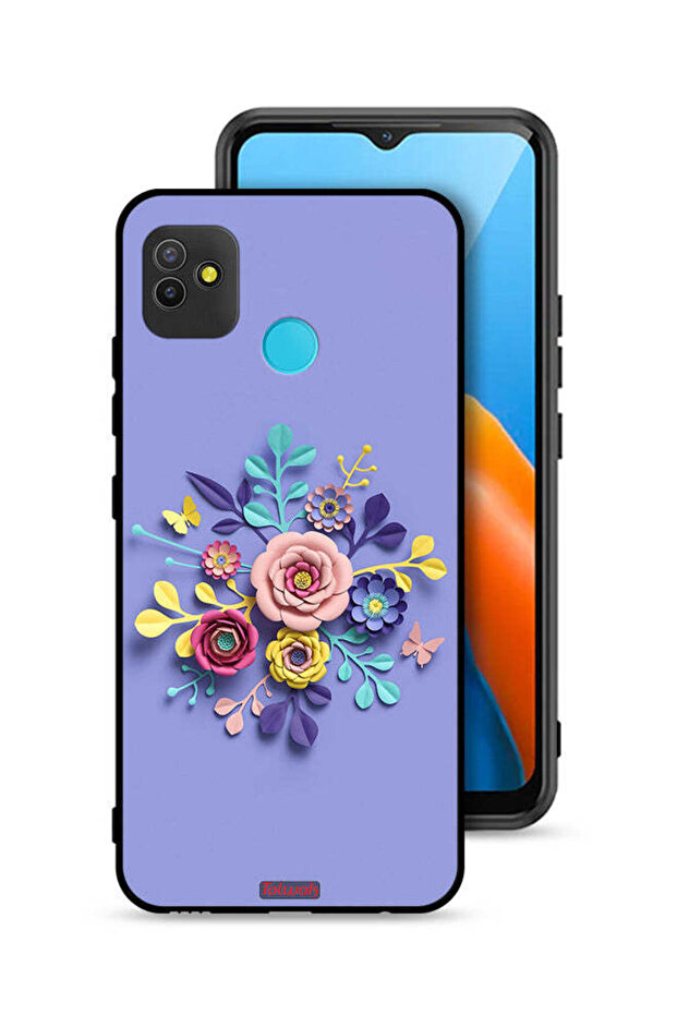 Tecno Pop 5 Protective Case Cover Flowers Art