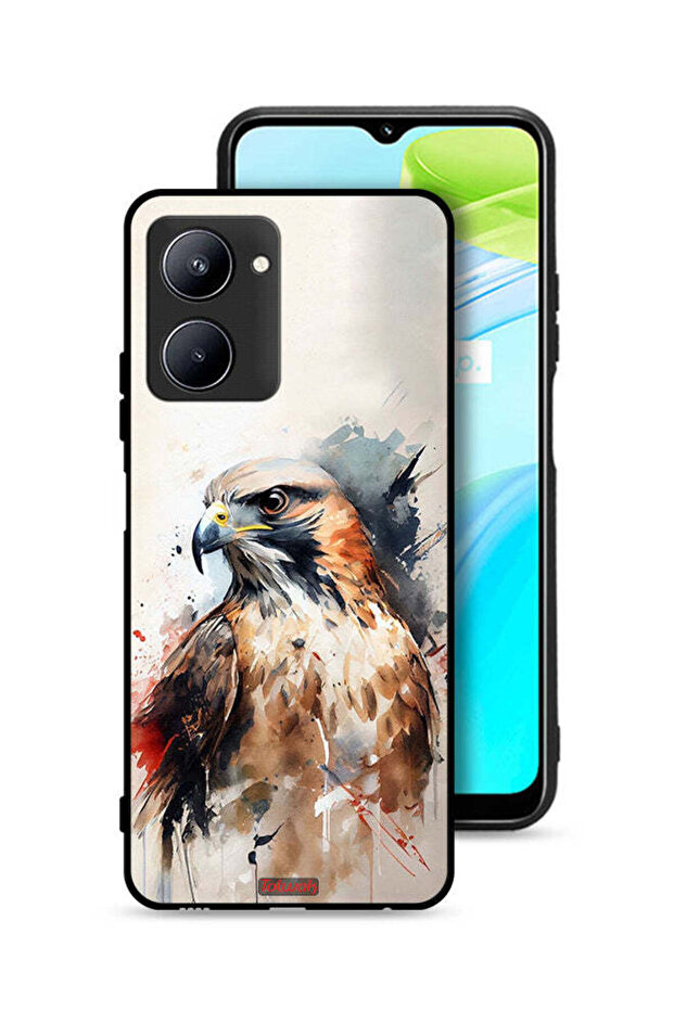 Realme C33 Protective Case Cover Eagle Abstract Art