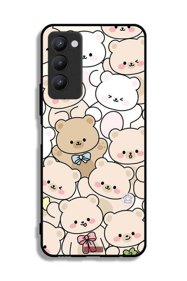 Tecno Camon 18 Protective Case Cover Bears Pattern - 2