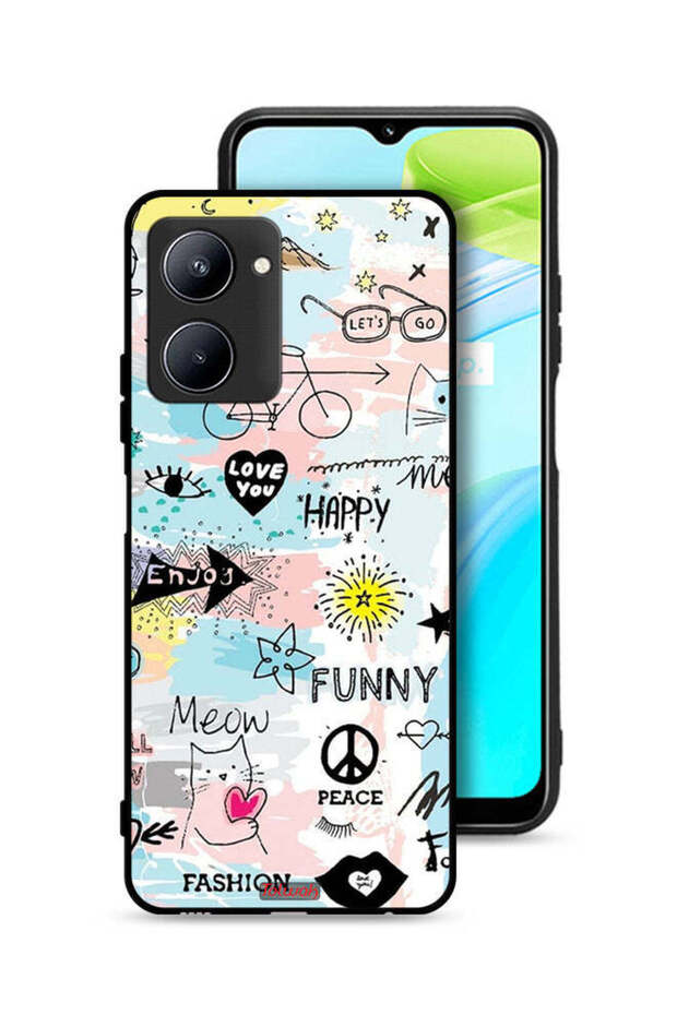 غطاء حماية لهاتف Realme C33 - أحبك - علامات