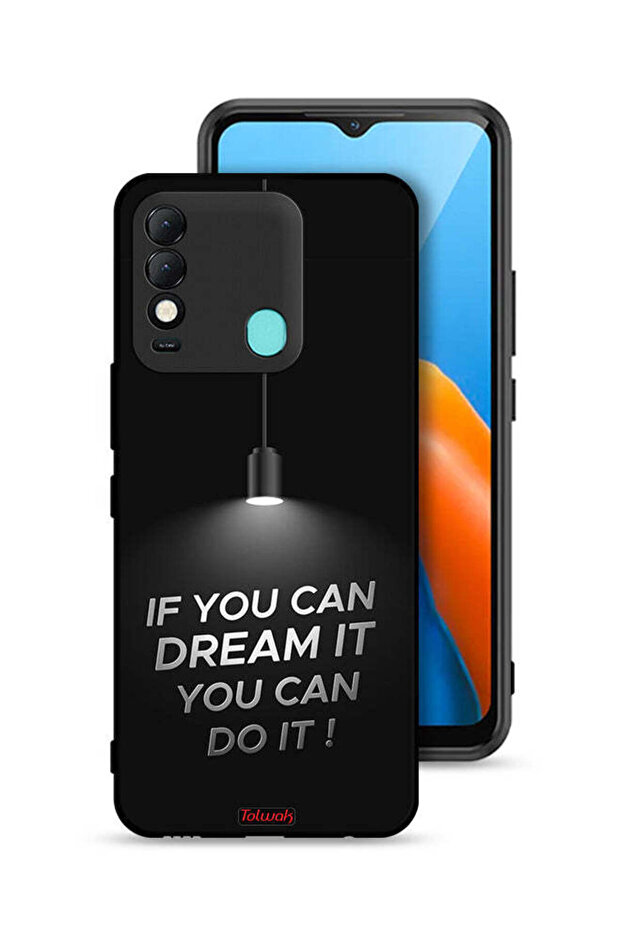 Tecno Spark 8 Protective Case Cover If You Can Dream It You Can Do It
