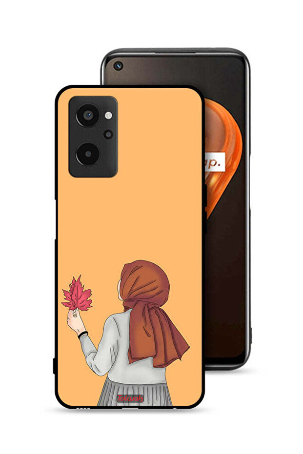 Realme 9i 4G Protective Case Cover Holding Leaf