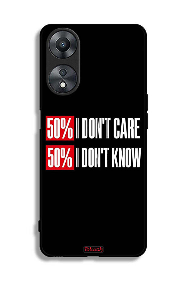 غطاء حماية لهاتف Oppo A58 5G لا يهمني