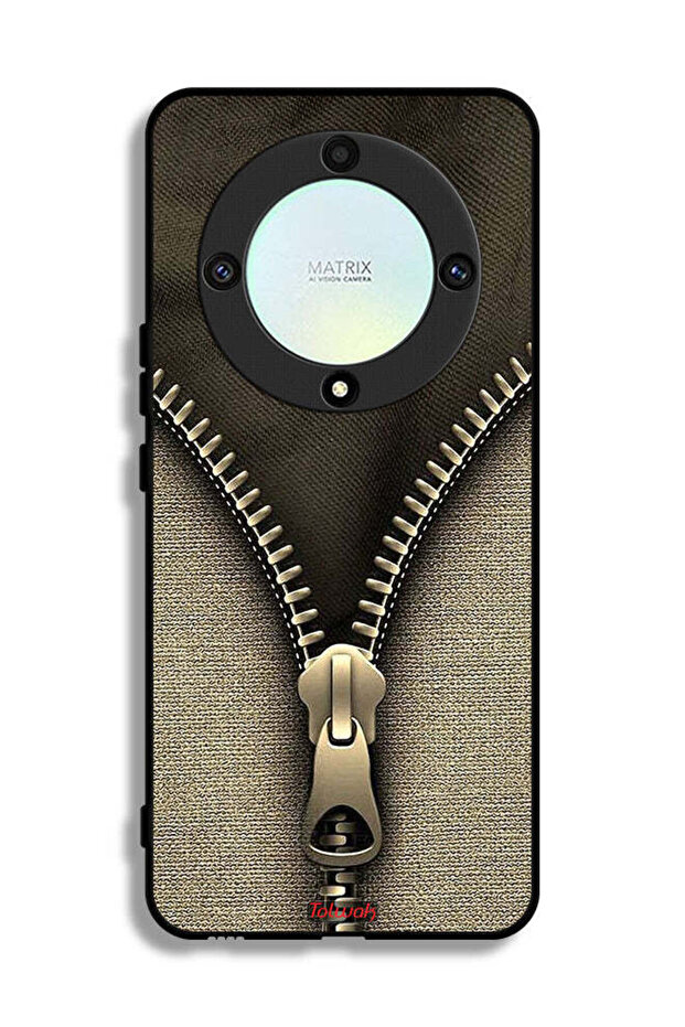 غطاء حماية بنمط سحاب لهاتف Honor X9a - 1