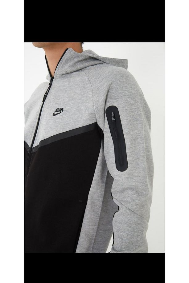 TECH FLEECE GRİ-SİYAH EŞOFMAN TAKIMI - 3