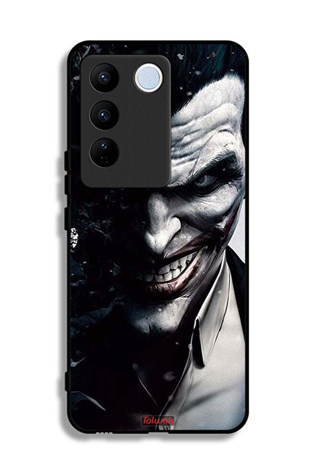 غطاء حماية Vivo S16e بتصميم نصف وجه الجوكر