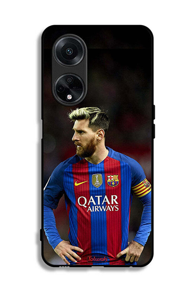 غطاء حماية لهاتف Oppo A98 5G ميسي برشلونة