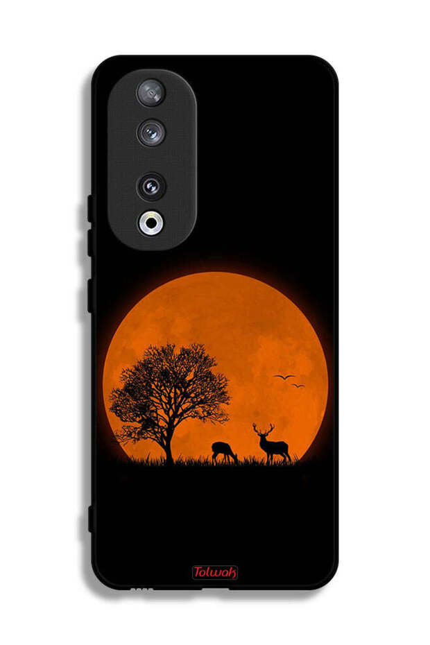 غطاء حماية لهاتف Honor 90 برسومات قمر المساء