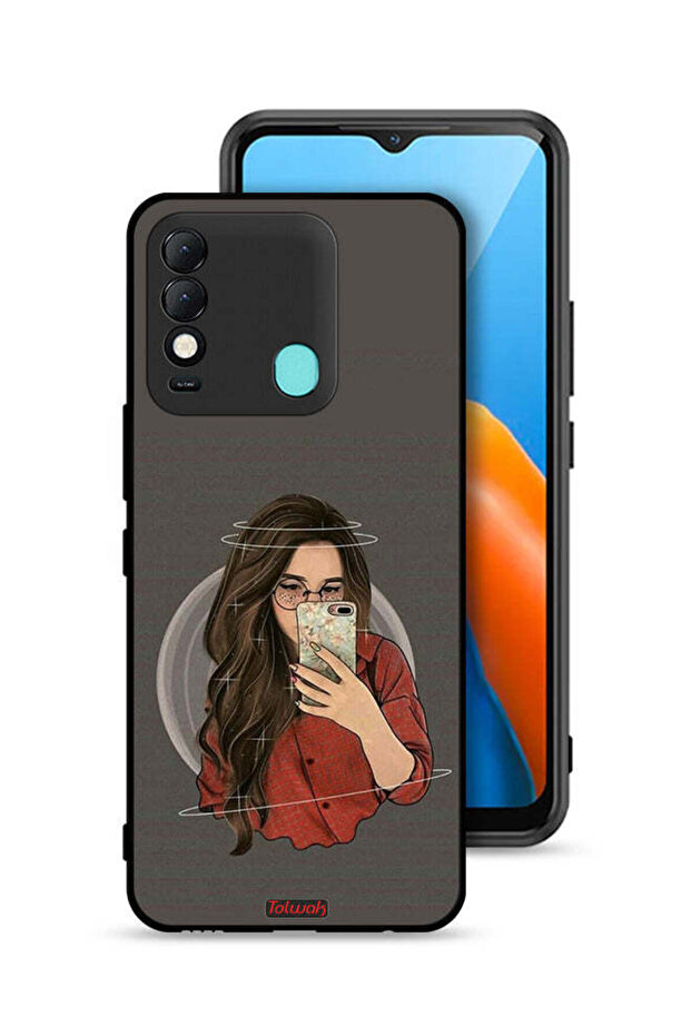غطاء حماية لهاتف Tecno Spark 8 لالتقاط صور سيلفي