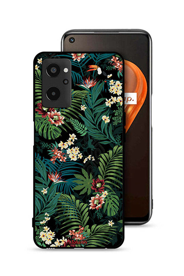 Realme 9i 4G Protective Case Cover Tropical Leaves