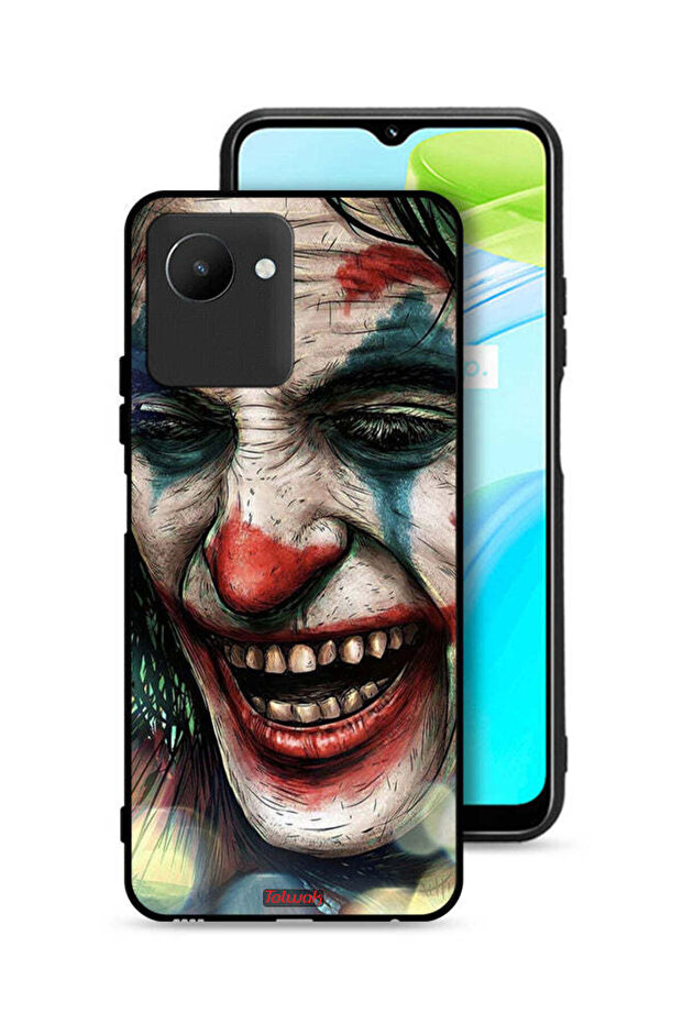غطاء حماية لهاتف Realme C30s بوجه الجوكر الضاحك
