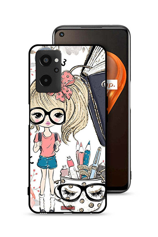 Realme 9i 4G Protective Case Cover Unicorn Girl Art