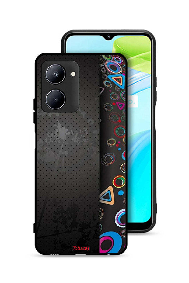 غطاء حماية بنمط لهاتف Realme C33 - 1