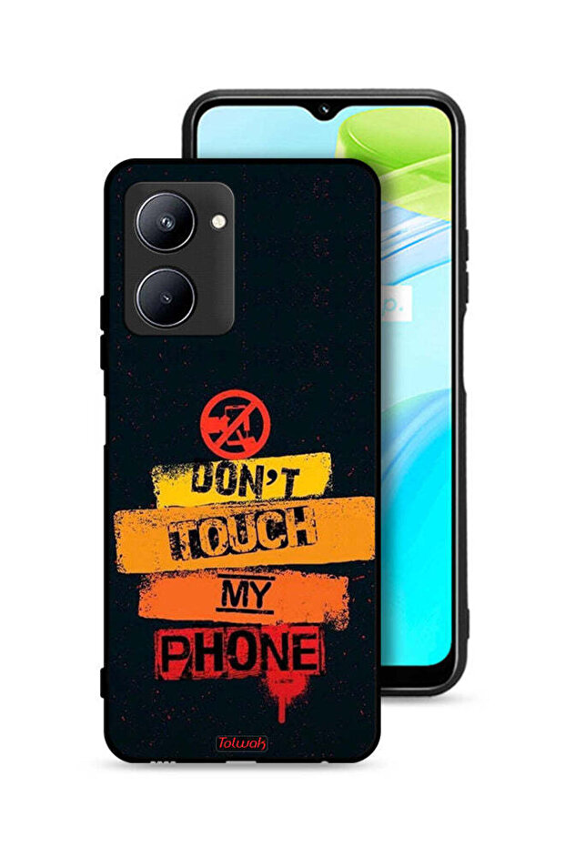 Realme C33 Protective Case Cover Do Not Touch My Phone