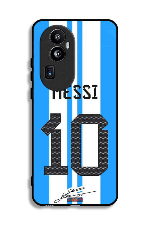 غطاء حماية لهاتف Oppo Reno10 Pro Plus بتصميم Messi 10