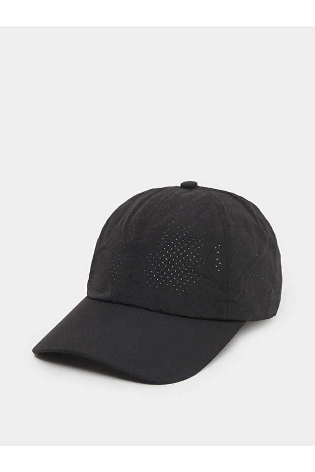 Baseball Cap with Punch out Detail