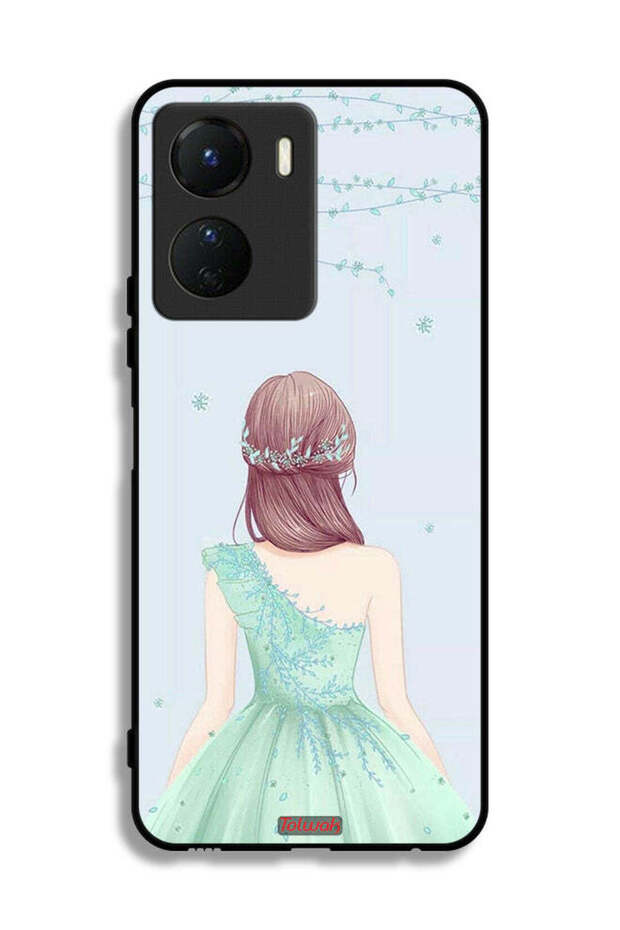 Vivo Y16 Protective Case Cover Cute Girl In Floral Dress