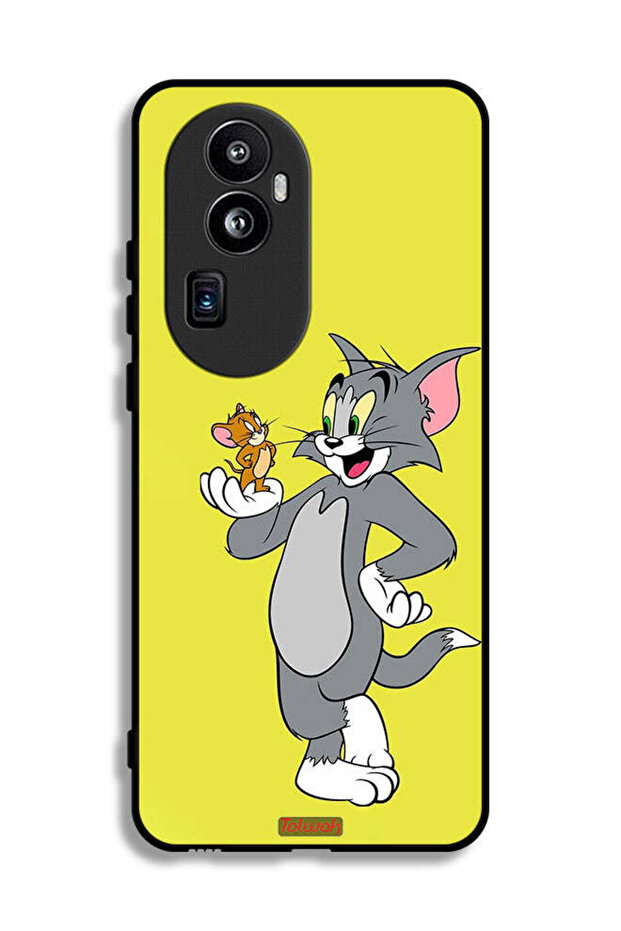 غطاء حماية لهاتف Oppo Reno10 Pro Plus بتصميم توم وجيري
