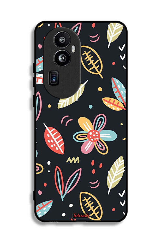Oppo Reno10 Pro (China) Protective Case Cover Flowers And Leaves Abstract Art