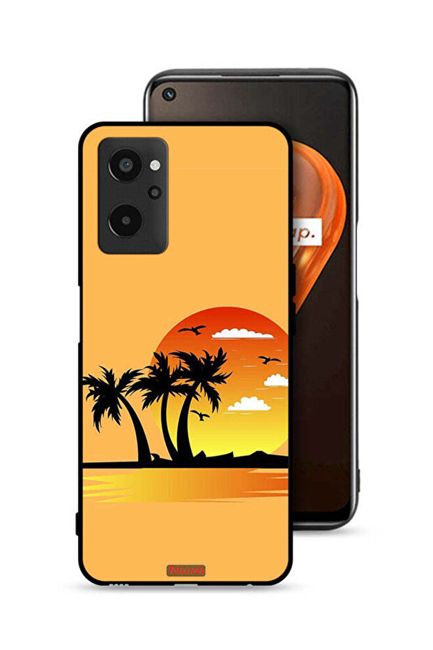 Realme 9i 4G Protective Case Cover Drawing Abstract Design