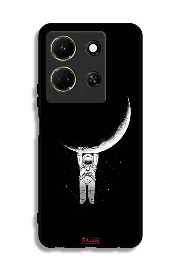 غطاء حماية لهاتف Infinix Note 30 معلق على شكل قمر