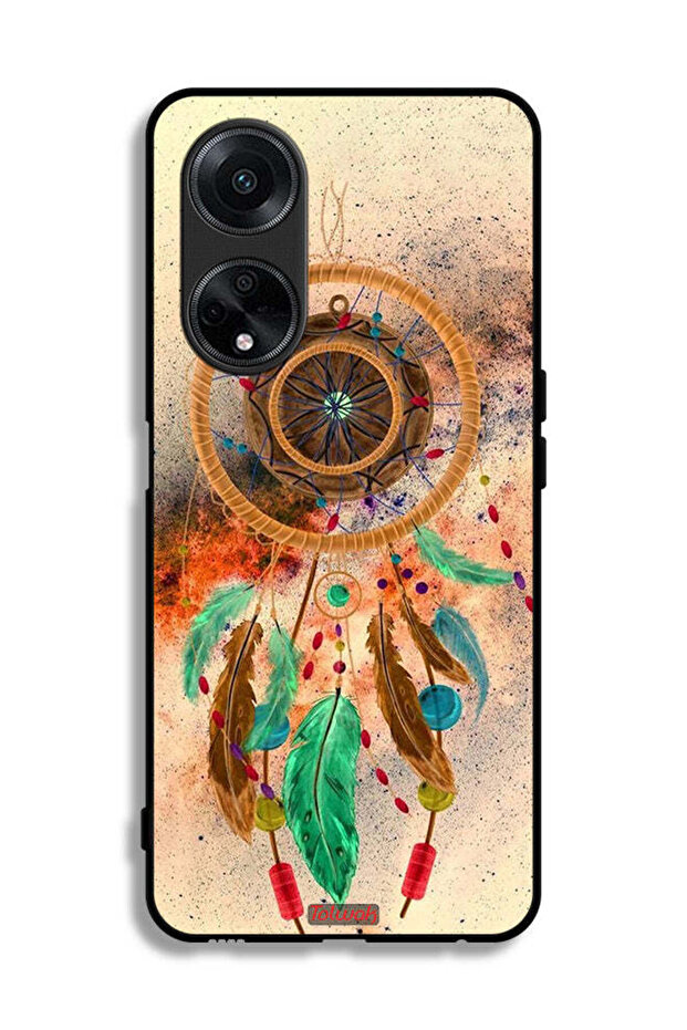 غطاء حماية لهاتف Oppo A1 5G بتصميم ماندالا ريش معلق
