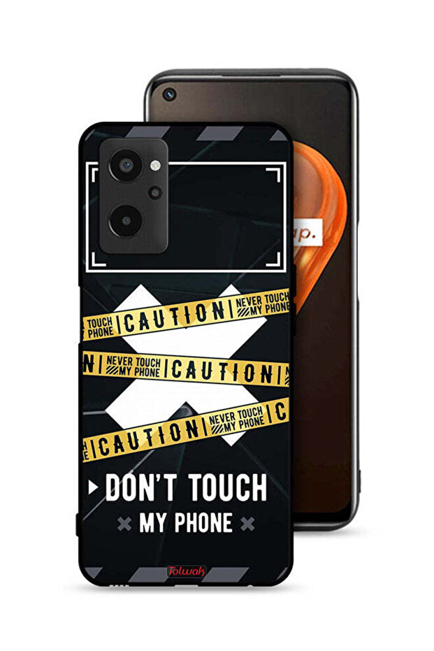 Realme 9i 4G Protective Case Cover Caution Never Touch My Phone