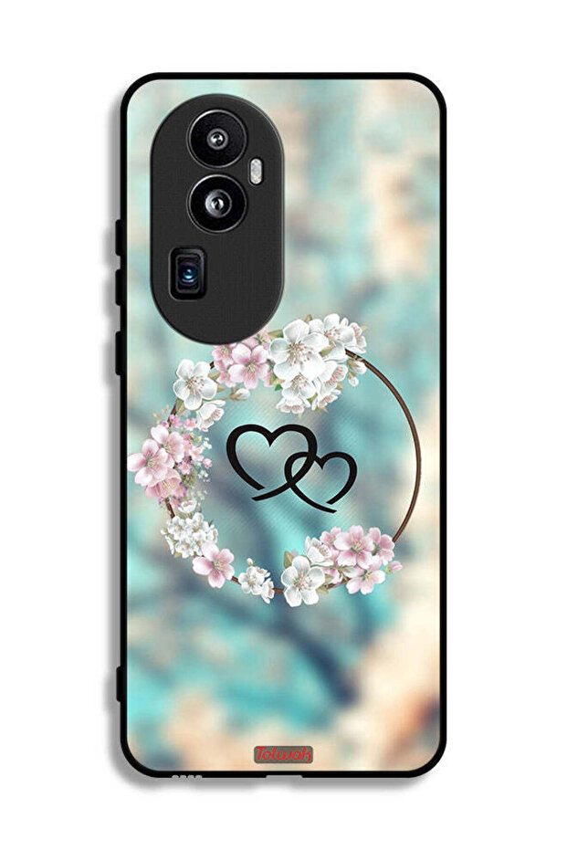 Oppo Reno10 Pro (China) Protective Case Cover Hearts In Ring Art