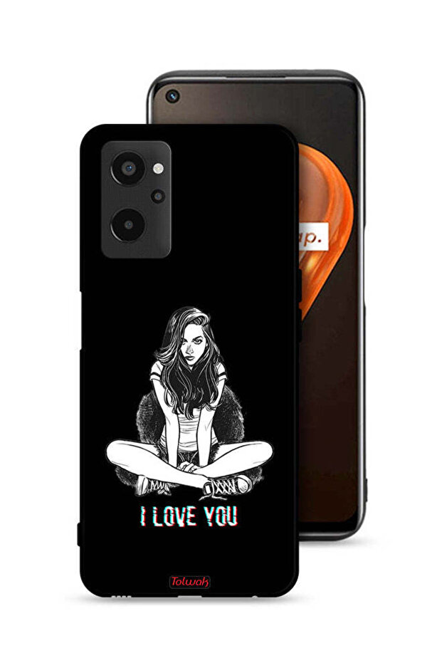 Realme 9i 4G Protective Case Cover I Love You Art