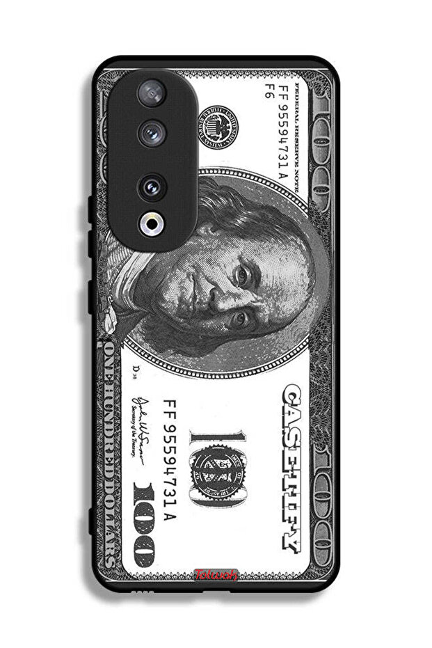 غطاء حماية لهاتف Honor 90 بنقشة الدولار - 1