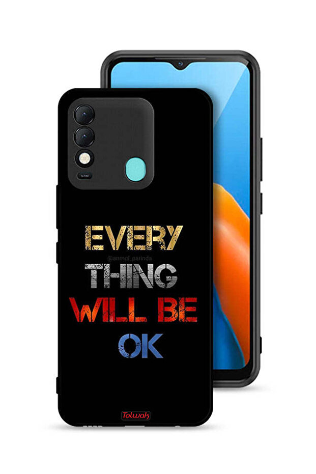 غطاء حماية لهاتف Tecno Spark 8 كل شيء سيكون على ما يرام