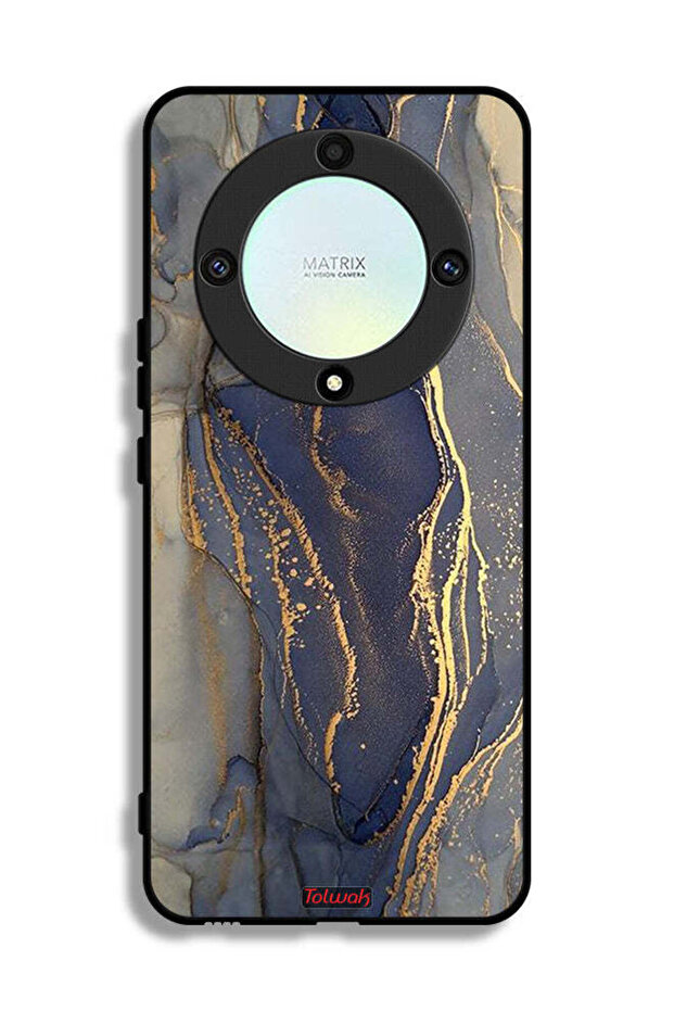 Honor X9a Protective Case Cover Gliter Marble Pattern