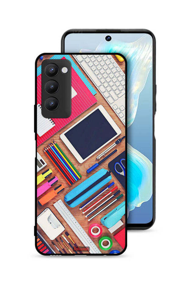 Tecno Camon 18 Protective Case Cover Girl Hobby Desk