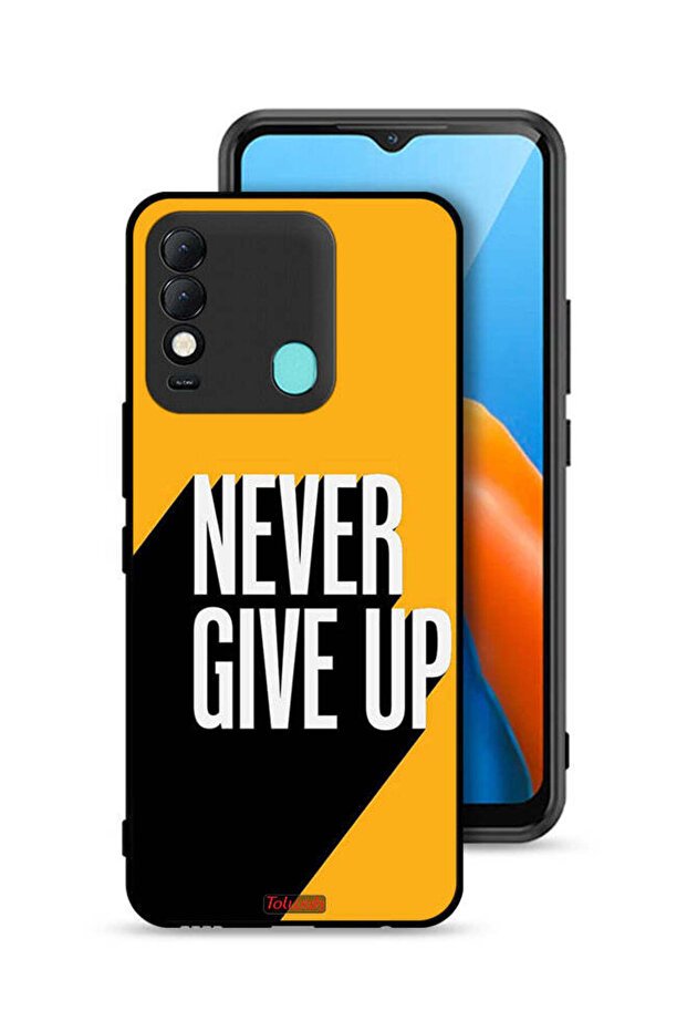 Tecno Spark 8 Protective Case Cover Never Give Up