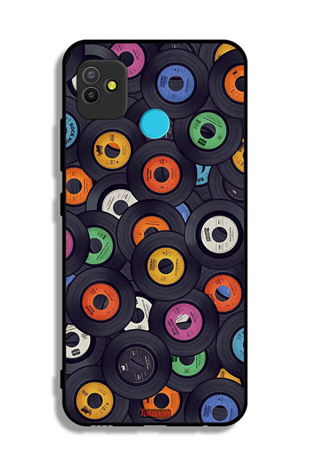 غطاء حماية لهاتف تكنو بوب 5 بنمط أقراص مضغوطة - 2