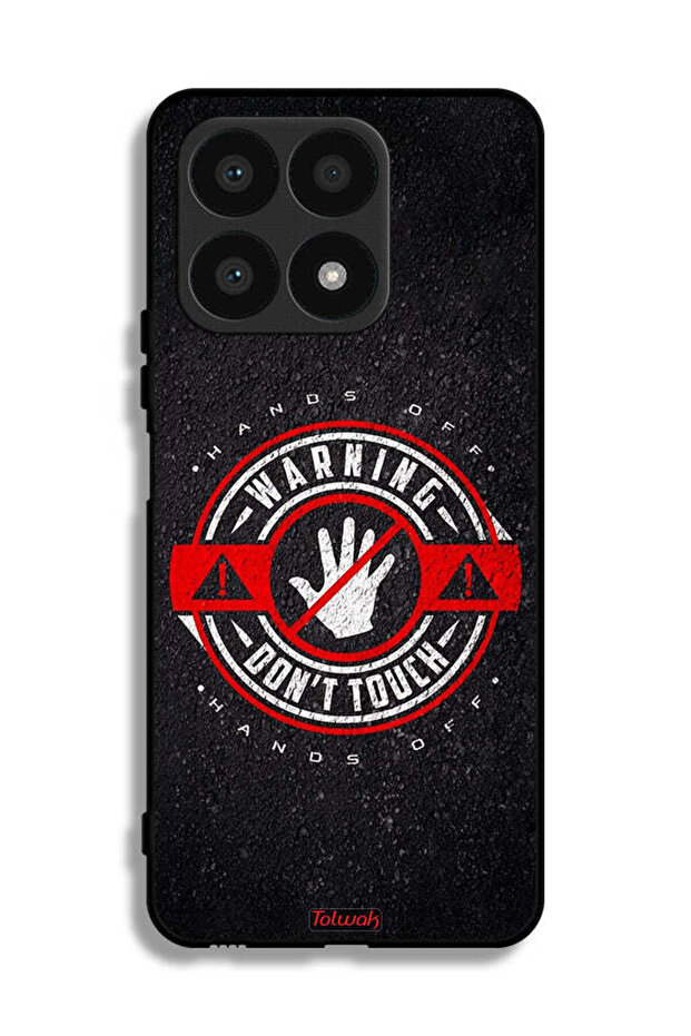 Honor X8a Protective Case Cover Warning Do Not Touch