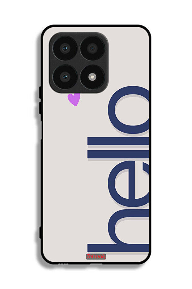 Honor X8a Protective Case Cover Hello