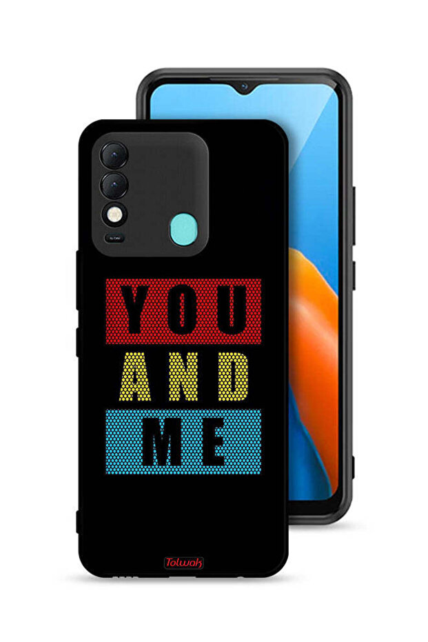غطاء حماية لهاتف Tecno Spark 8 - أنت وأنا