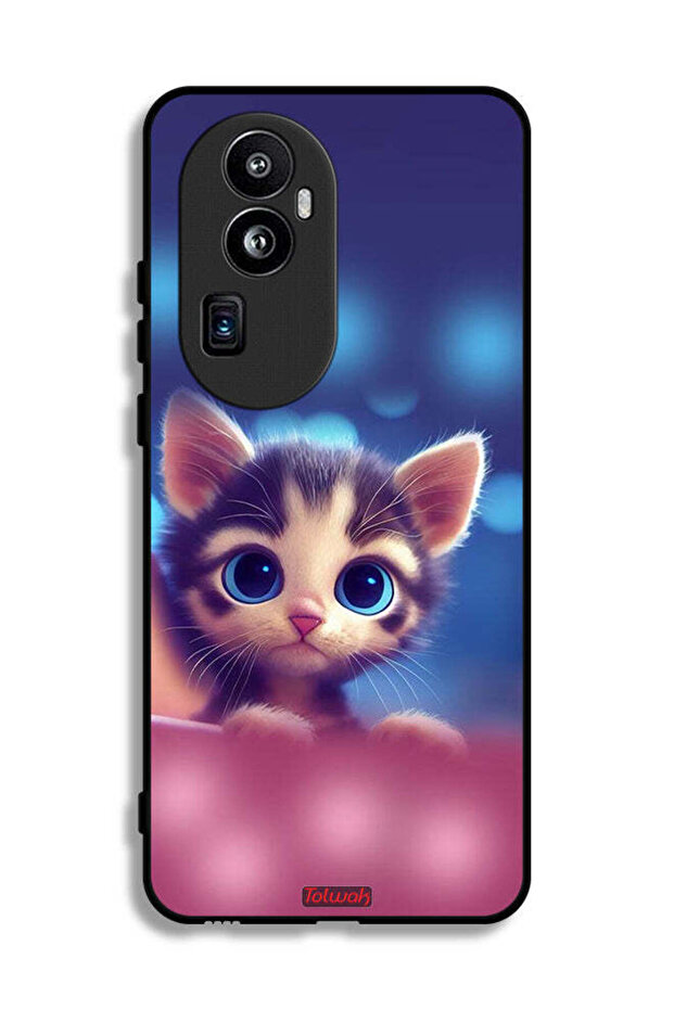 غطاء حماية لهاتف Oppo Reno10 Pro Plus - قطة صغيرة