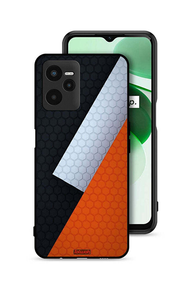 Realme C35 Protective Case Cover Pattern - 1