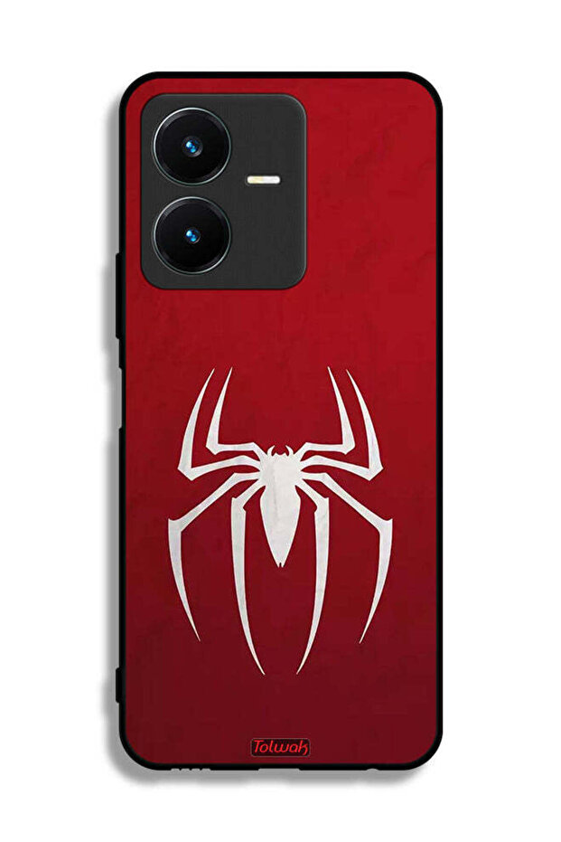 غطاء حماية لجهاز Vivo Y22 مع أيقونة Spider