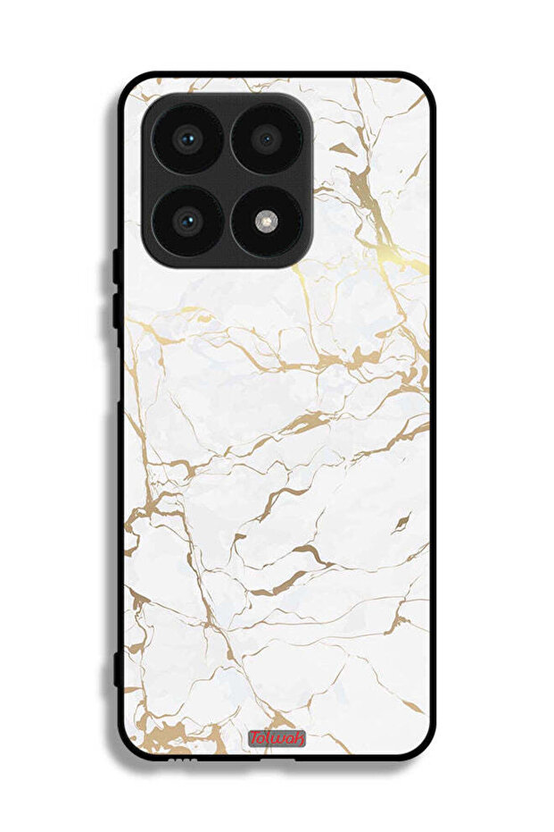 Honor X8a Protective Case Cover Marble Pattern - 1