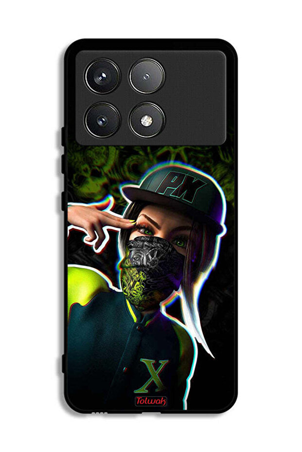 Xiaomi Poco F6 Pro Protective Case Cover Girls Aesthetic Art