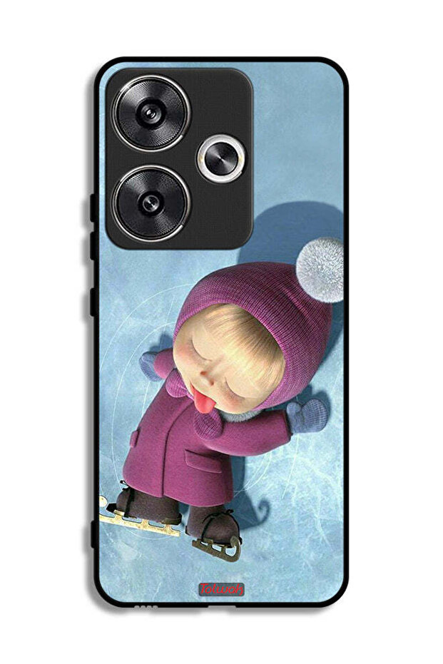 غطاء حماية لهاتف Xiaomi Poco F6 5G بتصميم دمية لطيفة