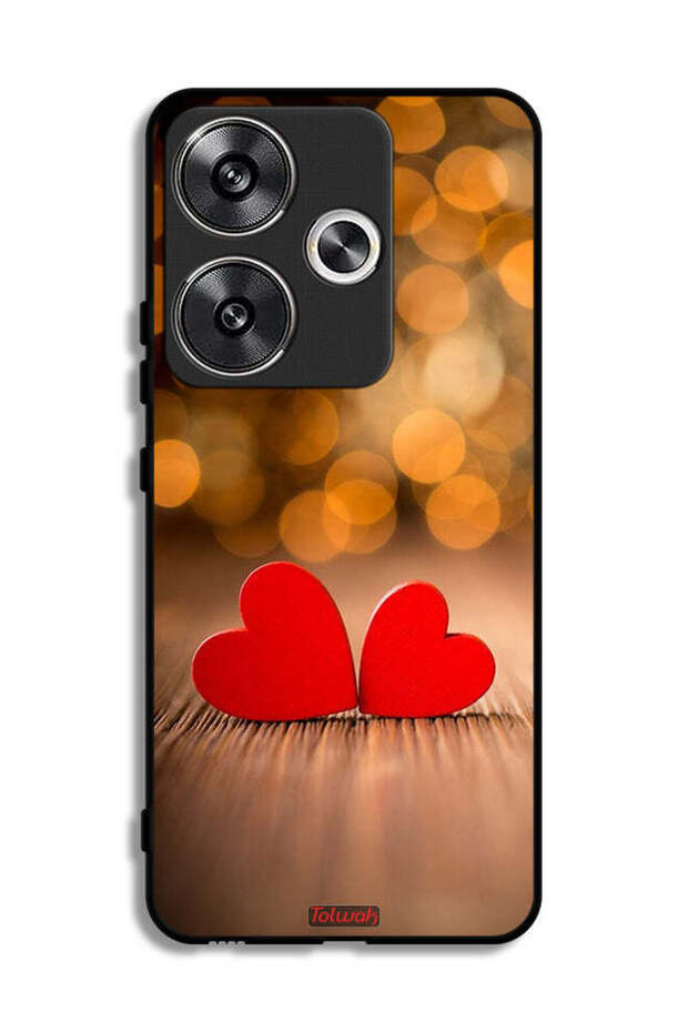Xiaomi Poco F6 5G Protective Case Cover Two Beautiful Hearts