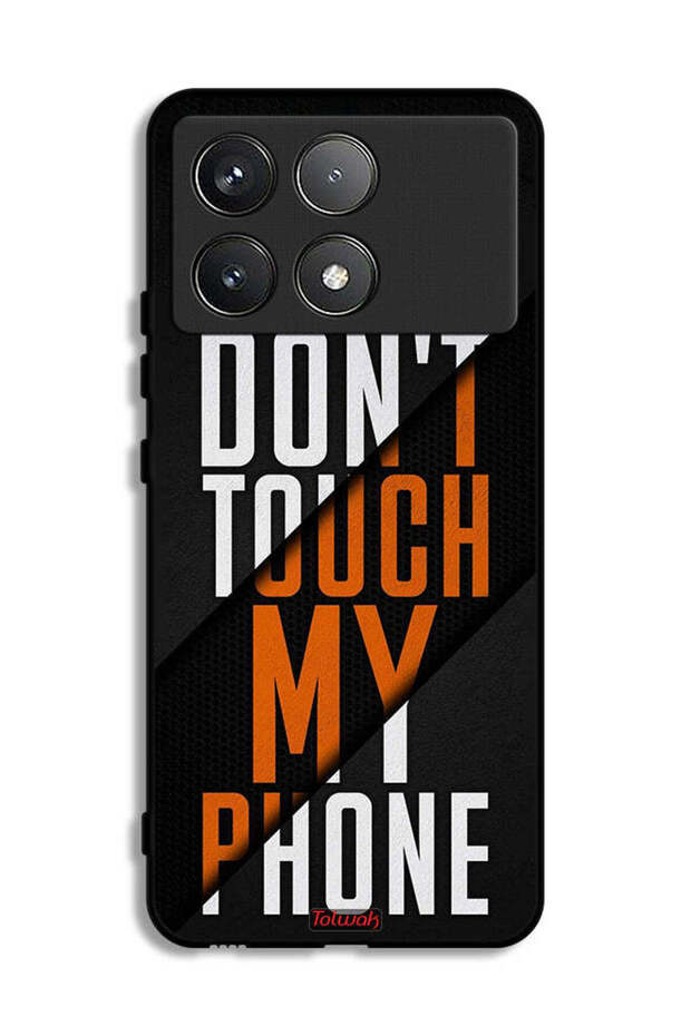 Xiaomi Poco F6 Pro Protective Case Cover Do Not Touch My Phone