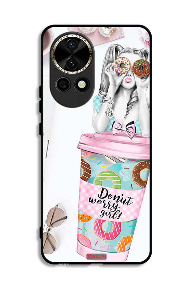 Huawei nova 12 5G Protective Case Cover Donut Worry Girl