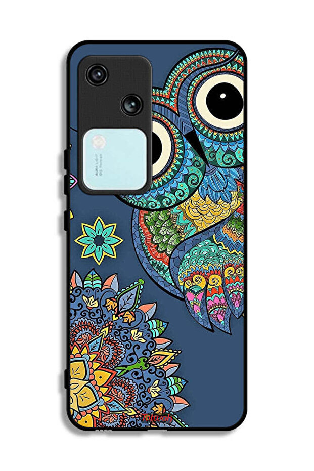 Vivo V30 5G Protective Case Cover Floral Owl