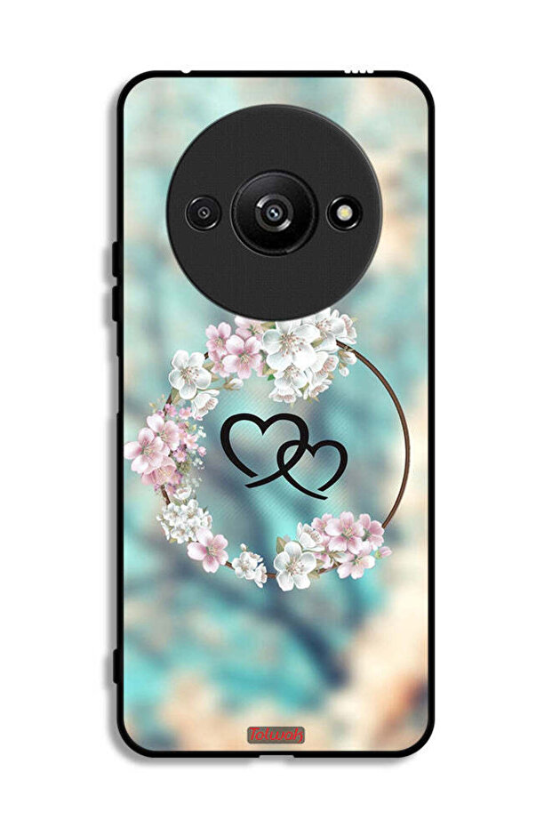 Xiaomi Redmi A3 4G Protective Case Cover Hearts In Ring Art