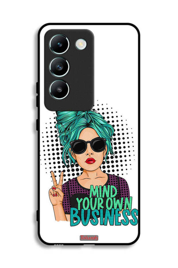 Vivo V30 Lite 4G Protective Case Cover Mind Your Own Business